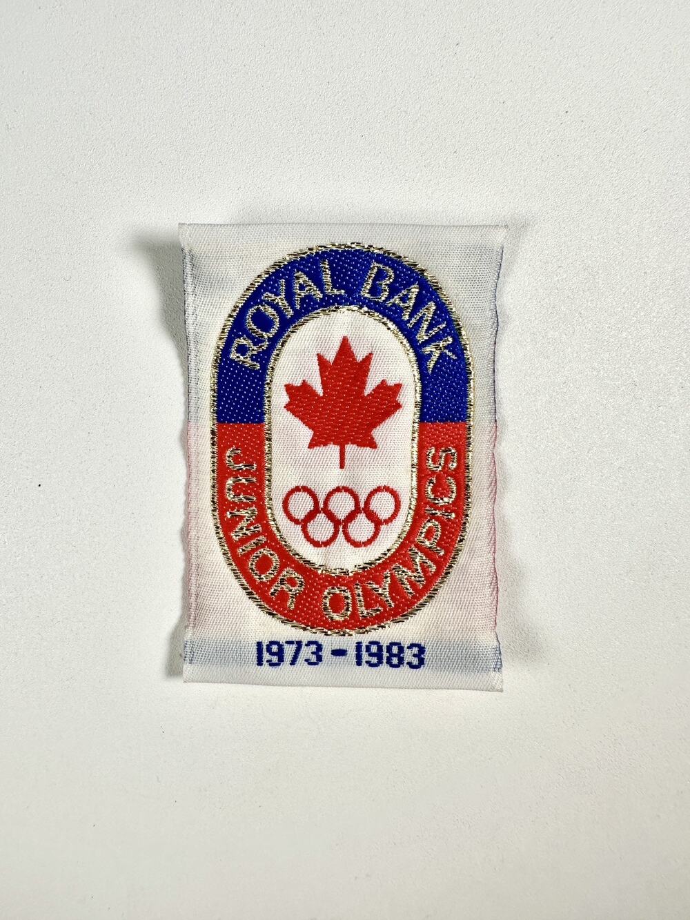 1983 ROYAL BANK JUNIOR OLYMPICS Patch (No Back- Like A Label) NOS